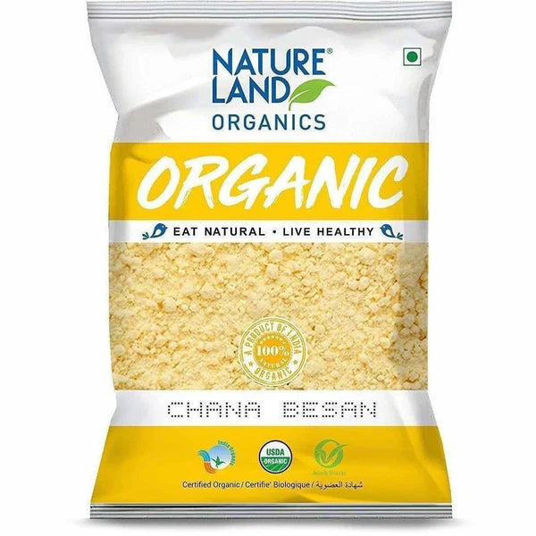 Nature Land Organics Chana Besan - 500 gm