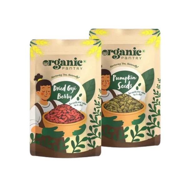 Organic Pantry Immunity Mix - Goji Berries & Pumpkin Seeds - combo