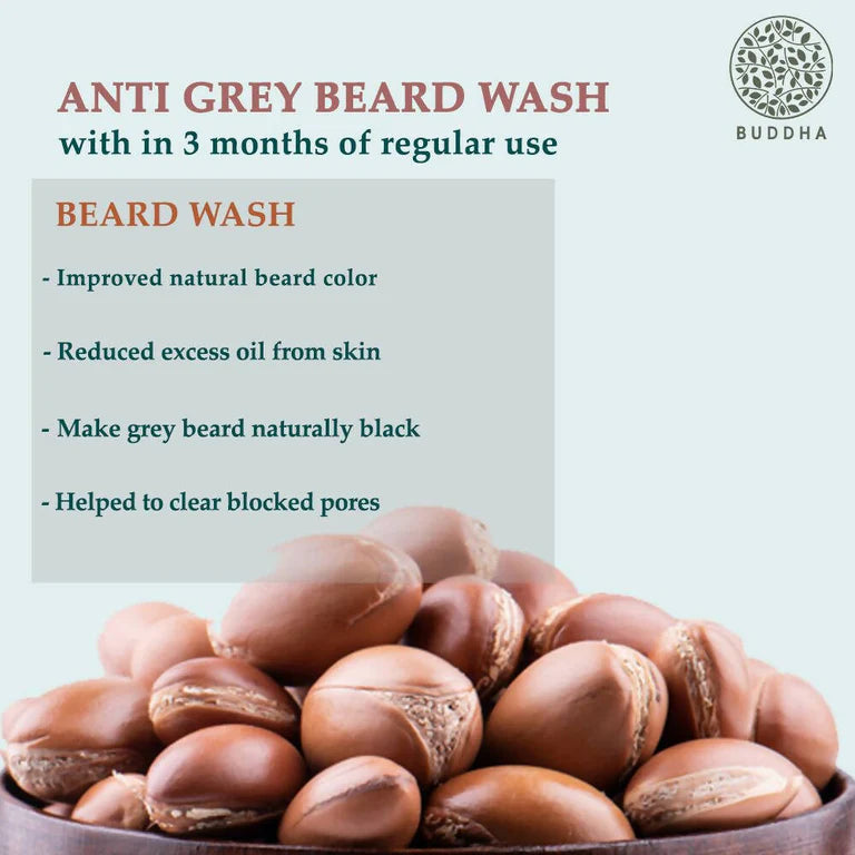 Buddha Natural Anti Grey Beard Wash - 120 ml