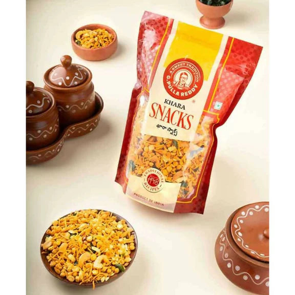 Indian Snacks Pulla Reddy Kaju Mixture | Cashew Mixture Pulla Reddy Sweets Popular Snack - 300 gm