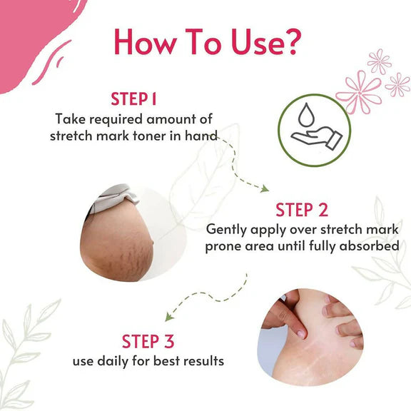 Pokonut Herbal Natural Stretch Mark Toner - 50 gm