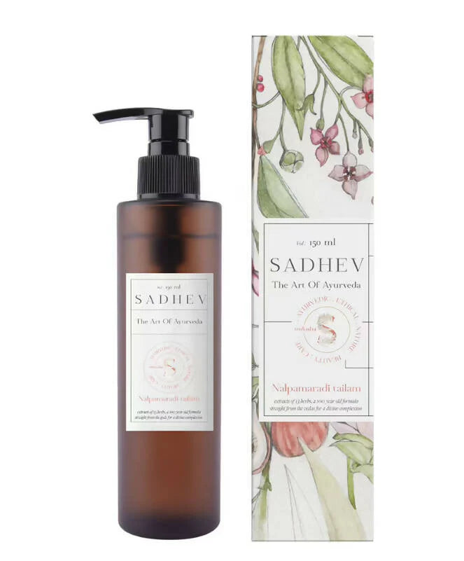 Sadhev Ayurvedic Brightening Nalpamaradi Tailam - 75 ml