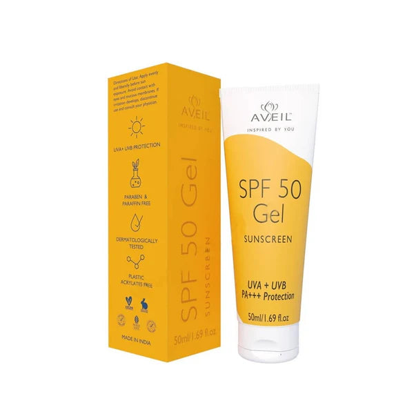 Aveil Gel Sunscreen SPF 50 - 50 ml