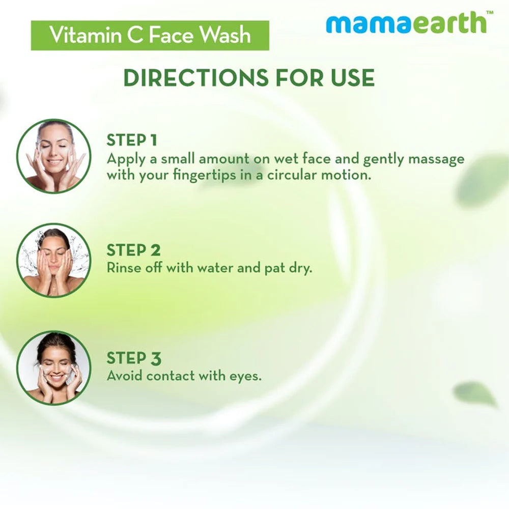 Mamaearth Vitamin C - Face Wash & Face Toner & Sleeping Mask