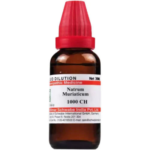 Dr. Willmar Schwabe India Natrum Muriaticum Dilution -30 ml