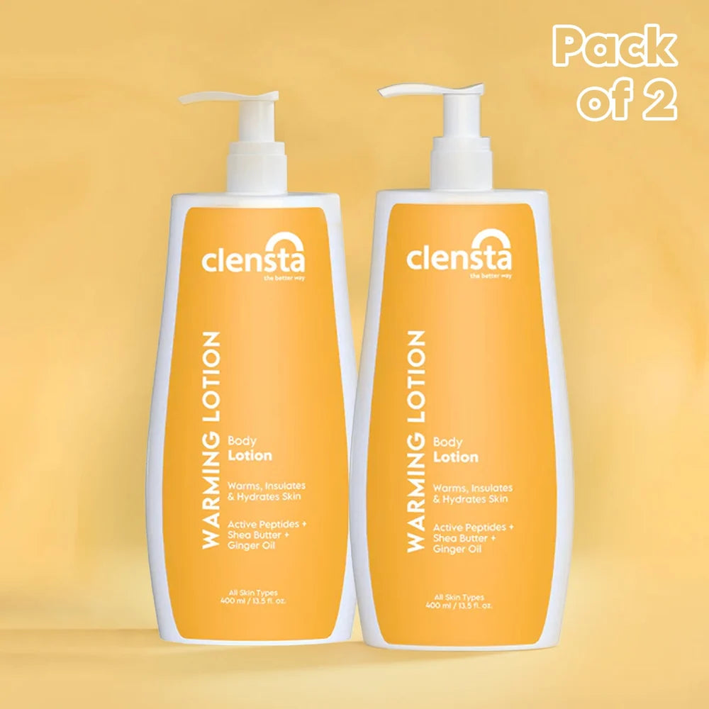 Warming Body Lotion With Ginger Oil, Shea Butter (Pack of 2)