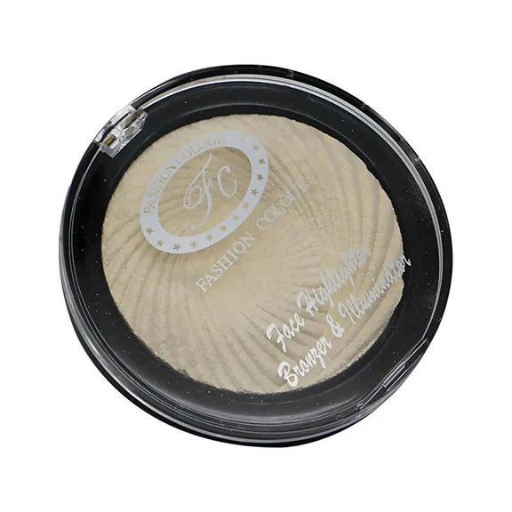 Fashion Colour Face Highlighter Bronzer & Illuminator-Shade 02 (Fair Skin Tone) - 7.5 gm