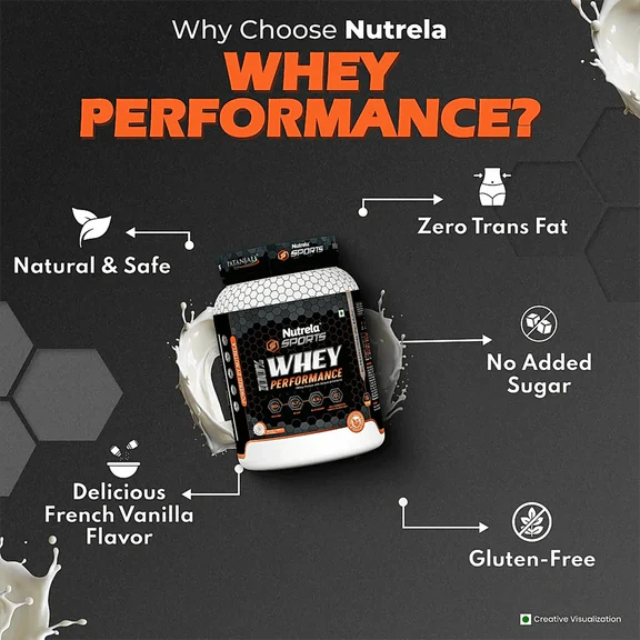 Patanjali Nutrela Sports Whey Performance (Fvic) - 1 kg