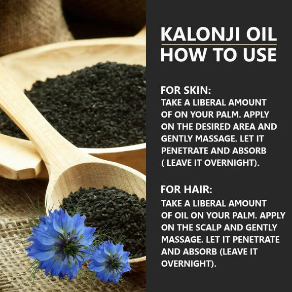 Skiura Nature Kalonji Oil & Black Seed Oil For Hair Oil - 100 ml