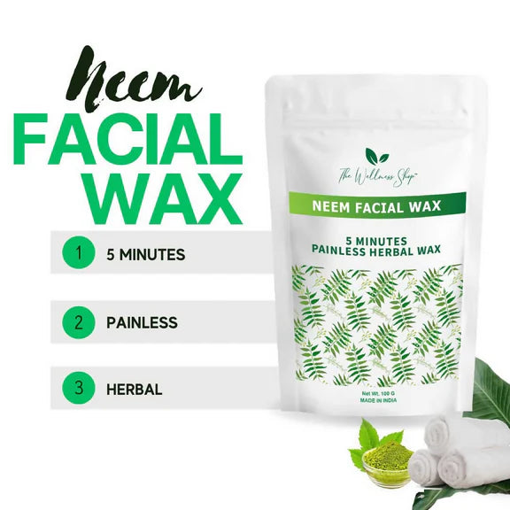 The Wellness Shop Neem Facial Wax Powder - 100 gm