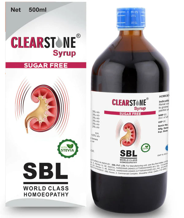 SBL Homeopathy Clearstone Syrup (Sugar Free)