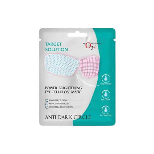Professional O3+ Power Brightening Eye Cellulose Mask - 5 gm