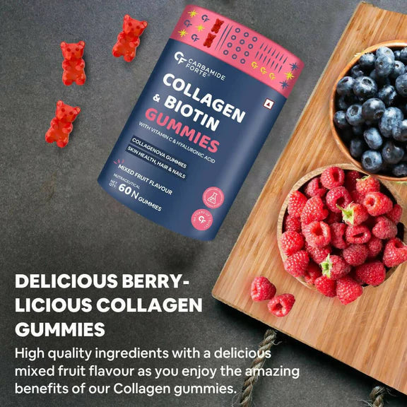 Carbamide Forte Collagen & Biotin Gummies - 60 gummies