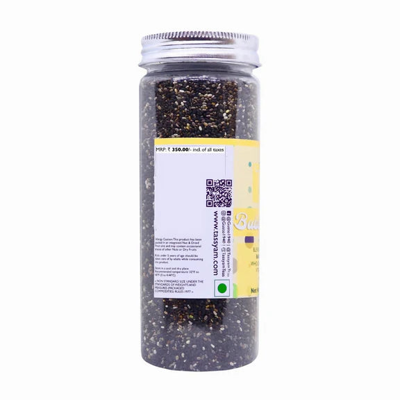 Tassyam Organics Bubble Seeds Mix - Chia & Basil - 200 gm