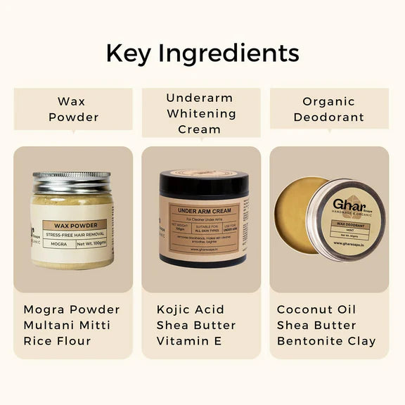 Ghar Soaps Underarm Lightening Cream Kit - Kit
