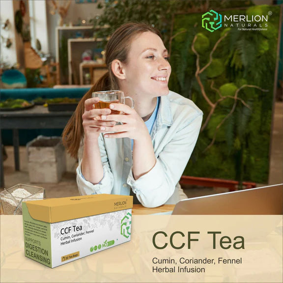 Merlion Naturals CCF Tea (Cumin, Coriander and Fennel Tea Bag) - 30 Tea bags
