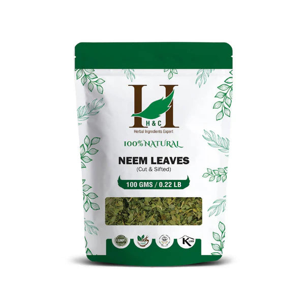 H&C Herbal Neem Leaves Cut & Shifted Herbal Tea Ingredient - 100 gm