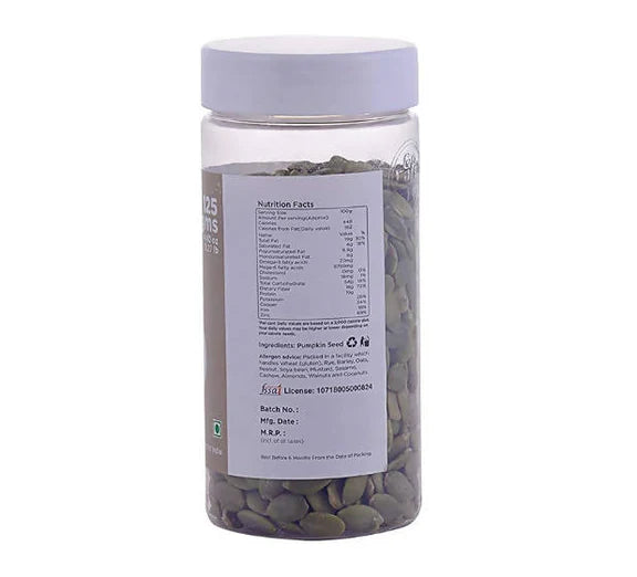 Go Earth Organic Raw Pumpkin Seeds - 125 gm