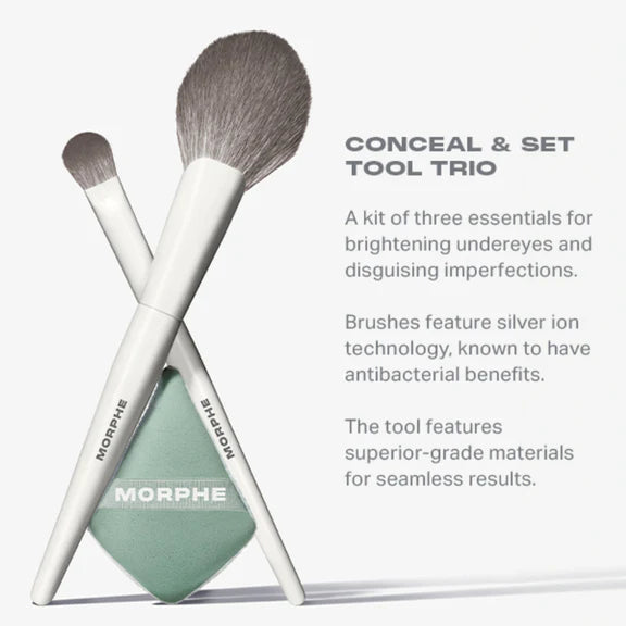 MORPHE Conceal & Set Tool Trio - 3 pcs