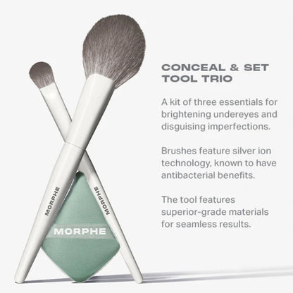 MORPHE Conceal & Set Tool Trio - 3 pcs