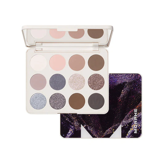 MORPHE Chromaplus 12-Pan Eyeshadow Palette - Moon Stone - 15 gm