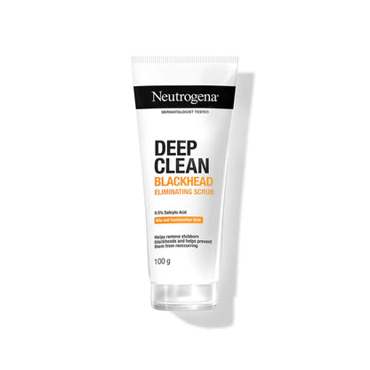 Neutrogena Deep Clean Blackhead Eliminating Face Scrub & Exfoliator with Salicylic Acid - 100 gm