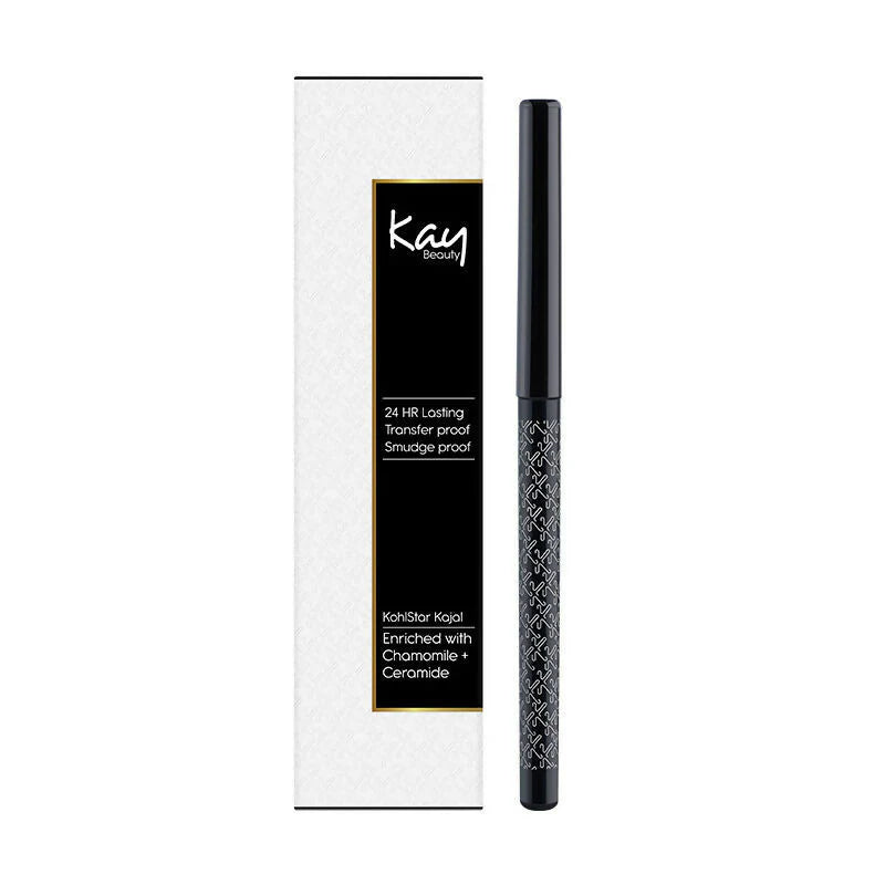 Kay Beauty Waterproof 24 Hour Kajal - Spade Black