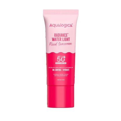 Aqualogica Radiance+ Oil Control Fluid Sunscreen SPF50+ PA++++ - 50 gm