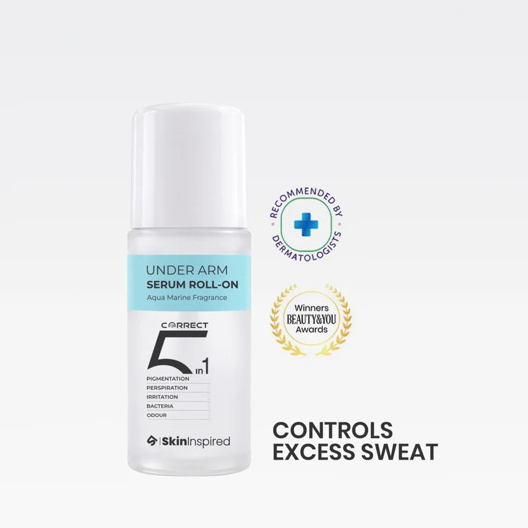 Under Arm Serum Roll-On (50ml) | Reduces Pigmentation, Sweat & Irritation