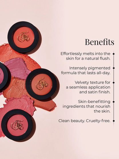 Forest Essentials Noor Nikhaar Satin Cheek Tint Manikya - Ruby