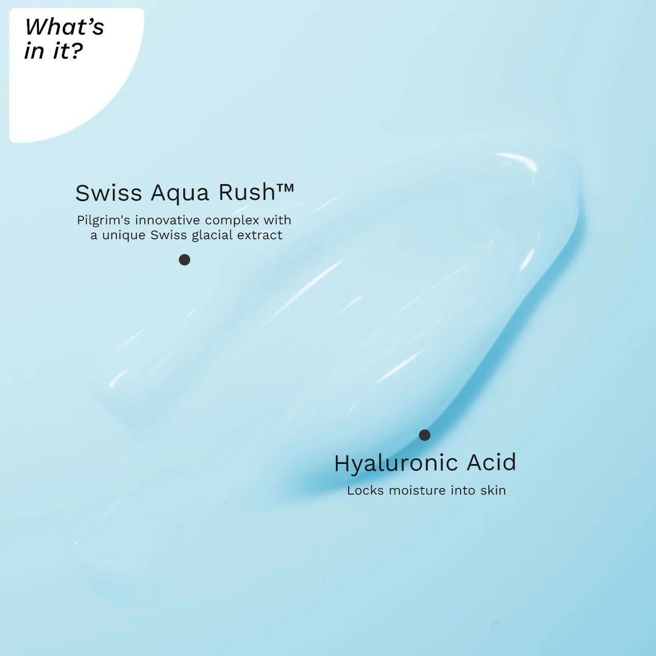 Pilgrim Swiss Aqua Rush 120H Moisturizer Strengthens skin barriers, Plump & glowing skin