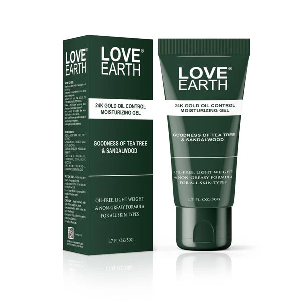 Love Earth 24K Gold Oil Control Moisturizing Gel - 50 gm