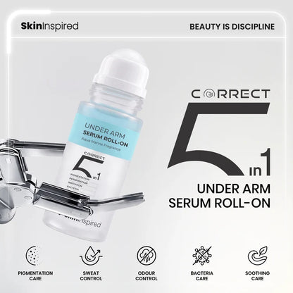 Under Arm Serum Roll-On (50ml) | Reduces Pigmentation, Sweat & Irritation
