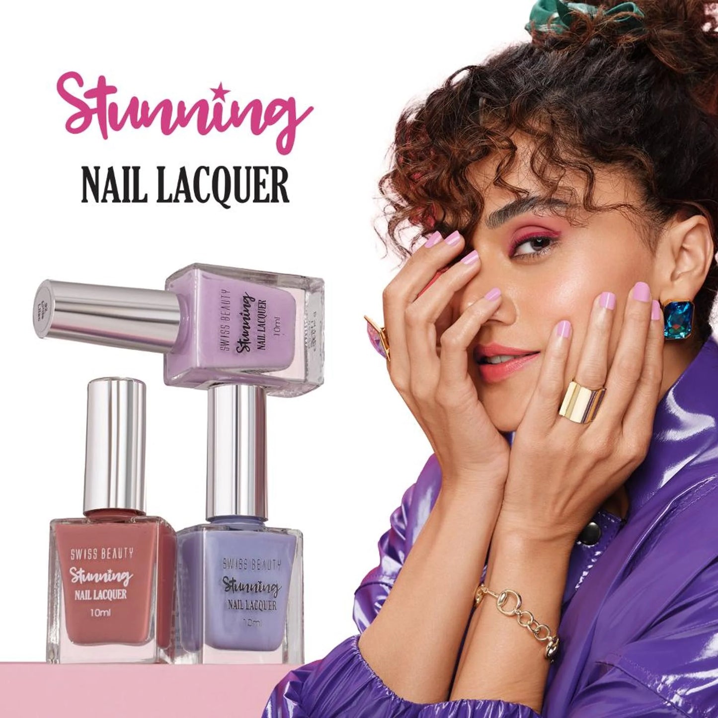 Swiss Beauty Stunning Nail Lacquer - Shade 19 - 10 ml