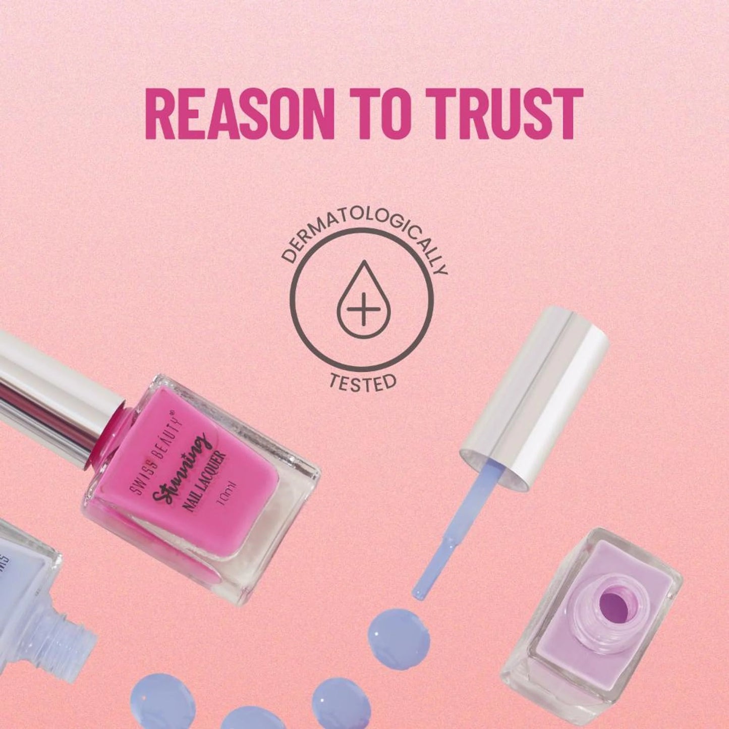 Swiss Beauty Stunning Nail Lacquer - Shade 19 - 10 ml