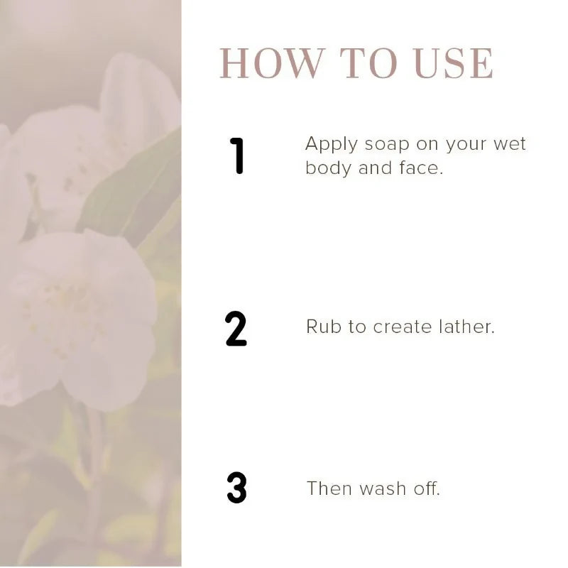 Khadi Natural Jasmine Handmade Soap - 125 gm - Pack of 3