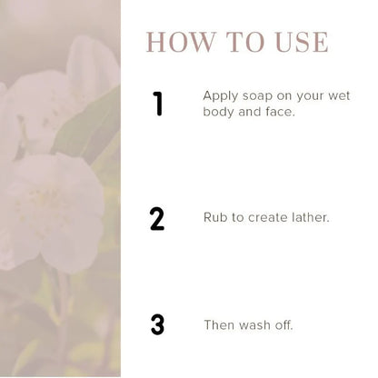 Khadi Natural Jasmine Handmade Soap - 125 gm - Pack of 3