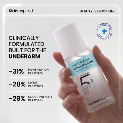 Under Arm Serum Roll-On (50ml) | Reduces Pigmentation, Sweat & Irritation