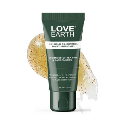 Love Earth 24K Gold Oil Control Moisturizing Gel - 50 gm