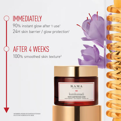 Kama Ayurveda Kumkumadi Youth-Clarifying Mask-Scrub