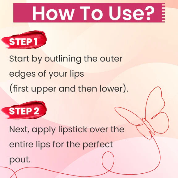 Matt Look Power Last Lip Stain Crayon Lipstick - Touch Wood - 1.3 gm