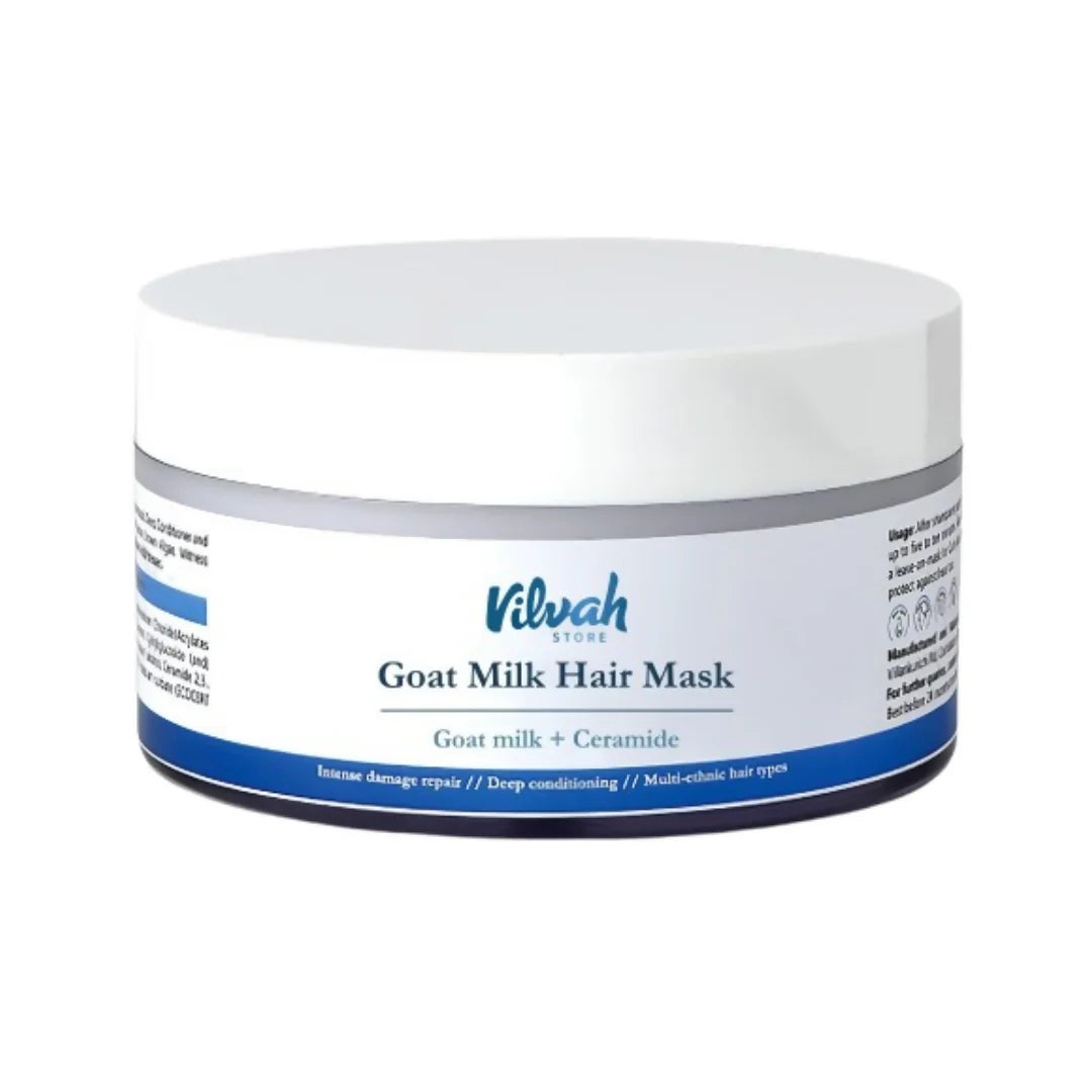 Vilvah Store Goat Milk Hair Mask For Deep Conditioning & Strength