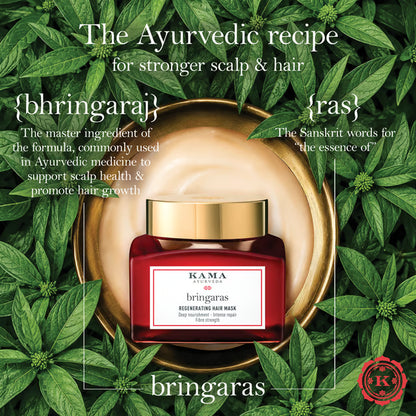 Kama Ayurveda Bringaras Regenerating Hair Mask
