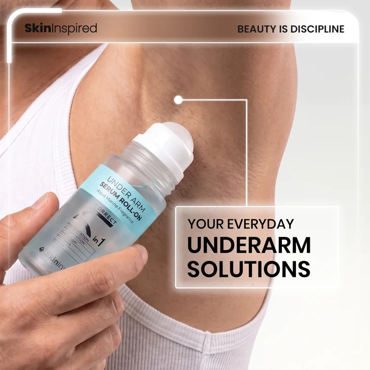 Under Arm Serum Roll-On (50ml) | Reduces Pigmentation, Sweat & Irritation