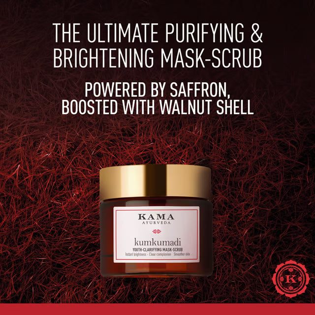Kama Ayurveda Kumkumadi Youth-Clarifying Mask-Scrub