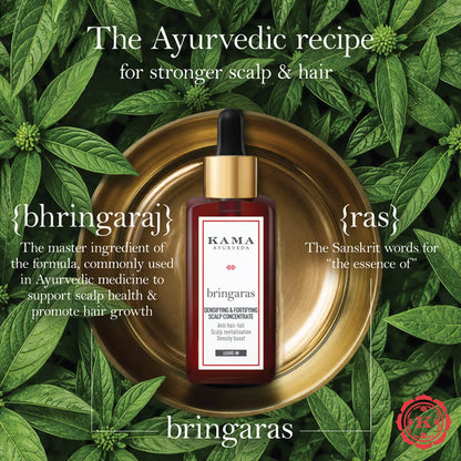 Kama Ayurveda Bringaras Densifying & Fortifying Scalp Concentrate