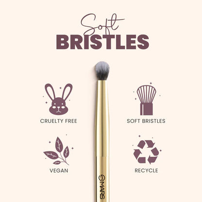 MARS Cosmetics Artist's Arsenal Professional Eyeshadow Smudging Pencil Brush Golden - 6 gm