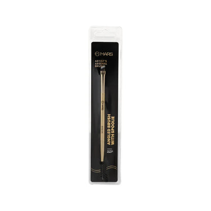 MARS Cosmetics Artist'S Arsenal Professional Angled Brush With Spoolie - 6 gm
