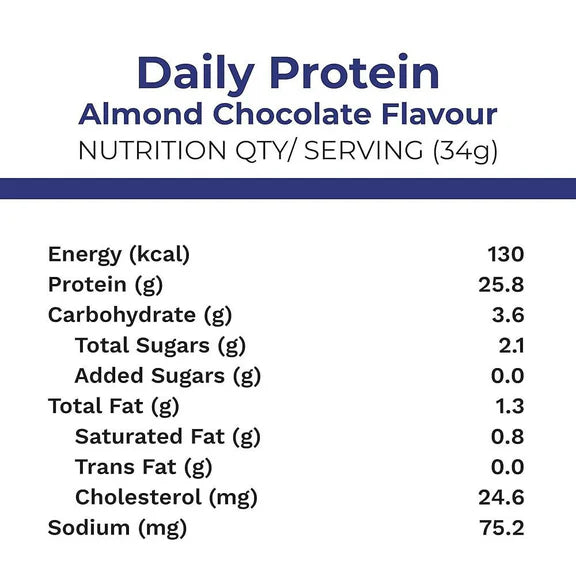Foodstrong Daily Protein - Almond Chocolate Flavor - 16 sachets