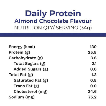 Foodstrong Daily Protein - Almond Chocolate Flavor - 16 sachets